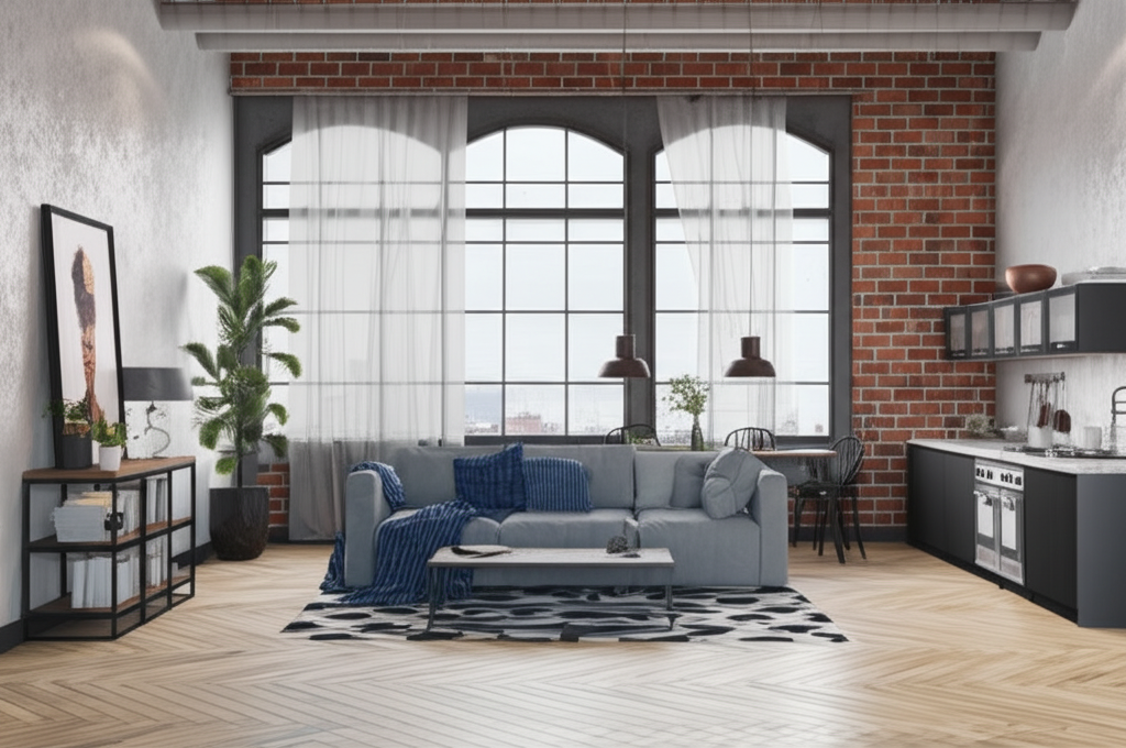 Urban Loft with City Views